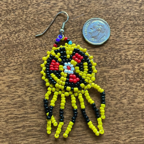 VTG Set 1970’s Thunderbird Necklace & Earrings - Picture 8 of 8